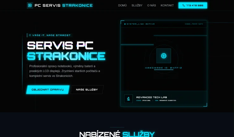 PC Servis Strakonice - Úvodní strana